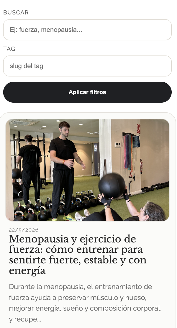 Artículo mostrado en el blog del dominio